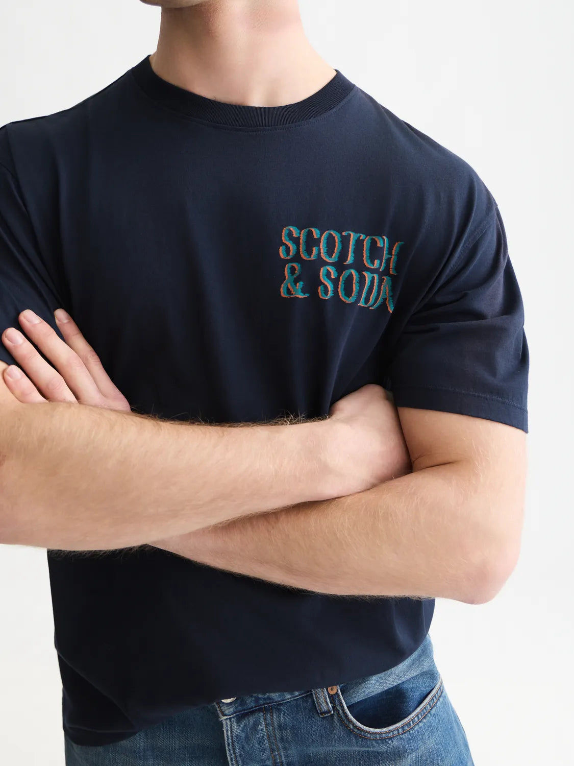 Front And Back Artwork Relaxed-Fit T-Shirt