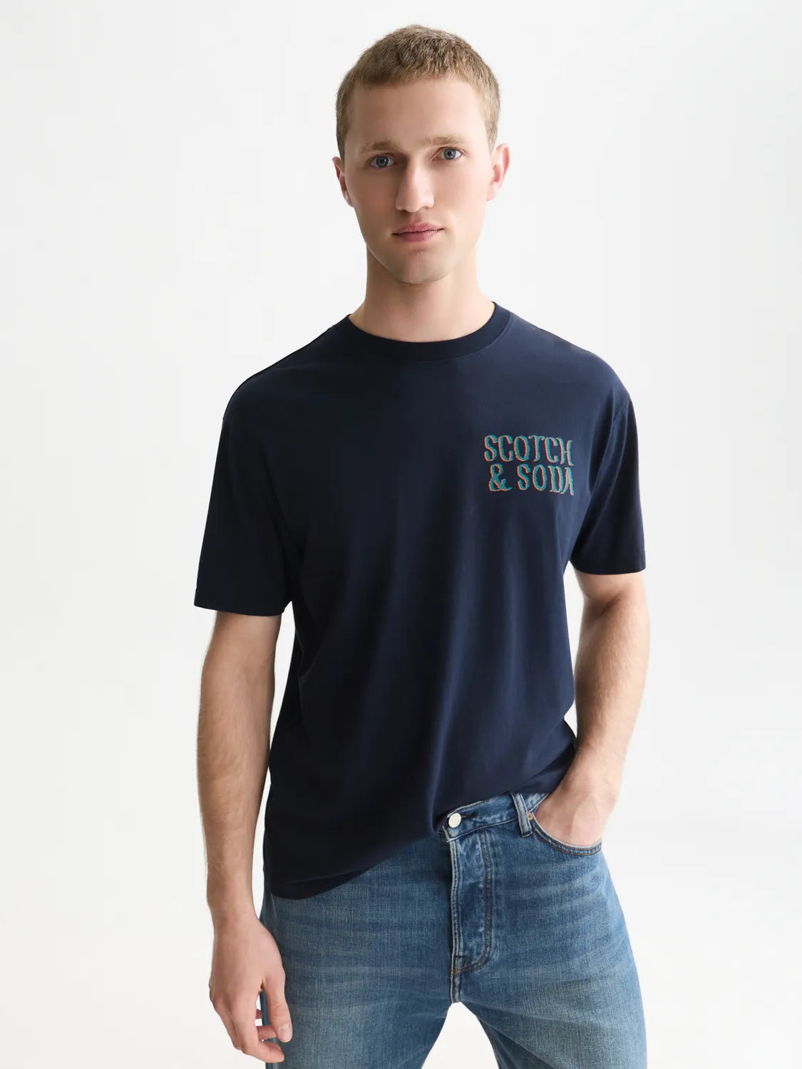 Front And Back Artwork Relaxed-Fit T-Shirt