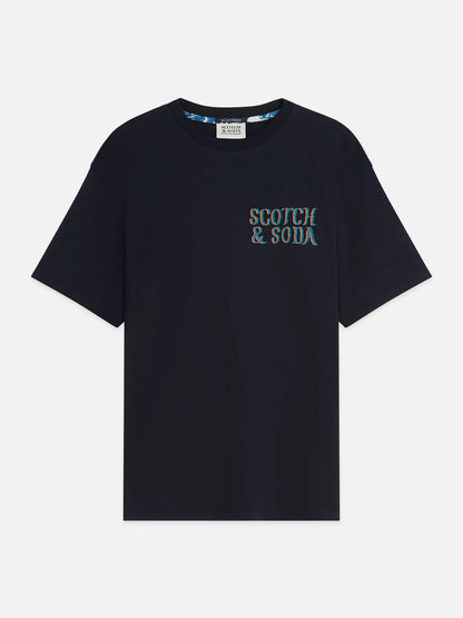 Front And Back Artwork Relaxed-Fit T-Shirt