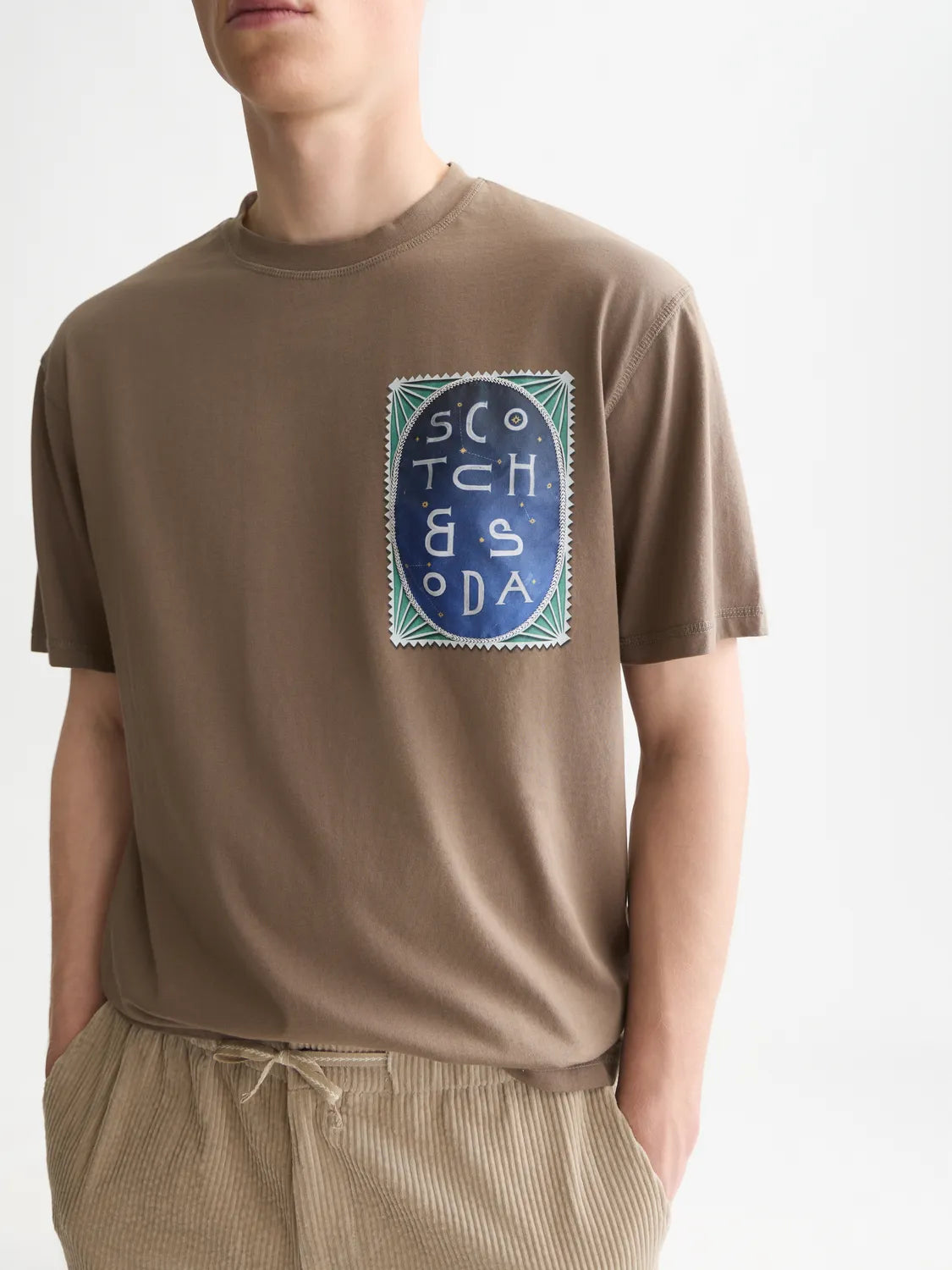 Chest Artwork Relaxed-Fit T-Shirt