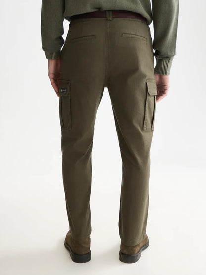 Harper Garment-Dyed Twill Cargo Pant