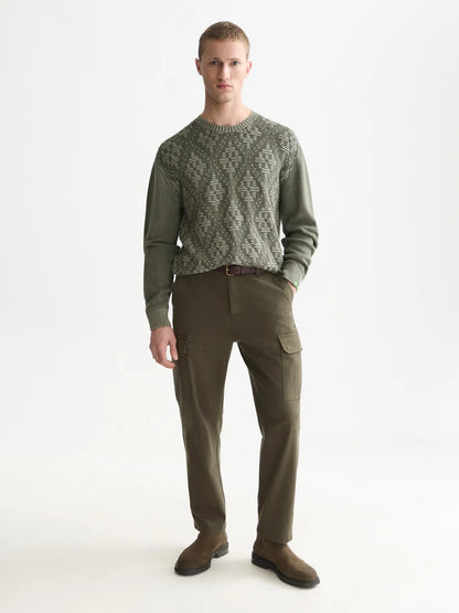 Harper Garment-Dyed Twill Cargo Pant