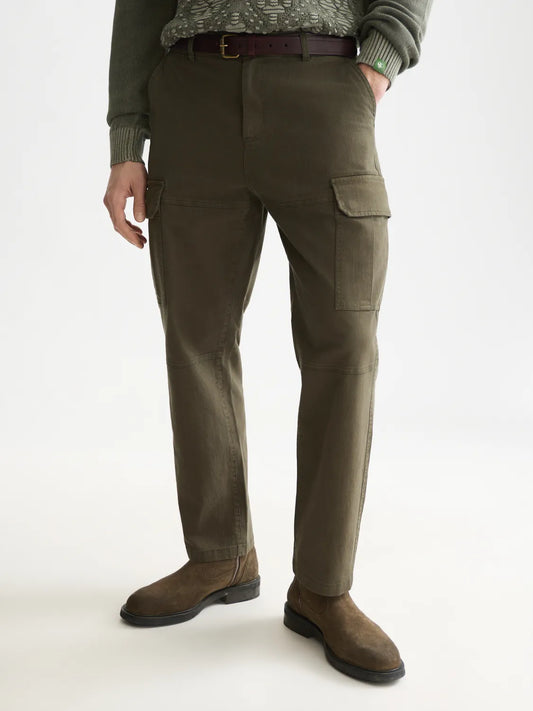 Harper Garment-Dyed Twill Cargo Pant