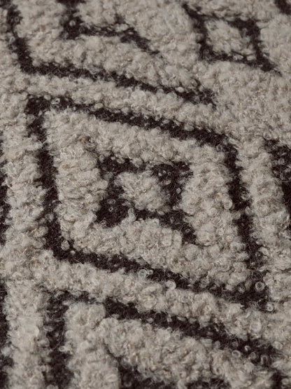 Jacquard Wool-Blend Relaxed-Fit Zip-Through Pullover