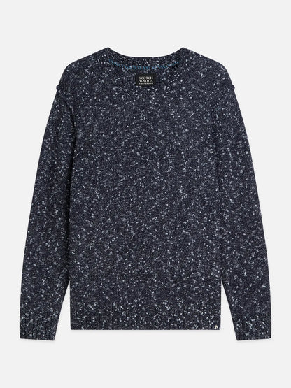 Bouclé Mélange Wool-Alpaca-Blend Regular-Fit Pullover