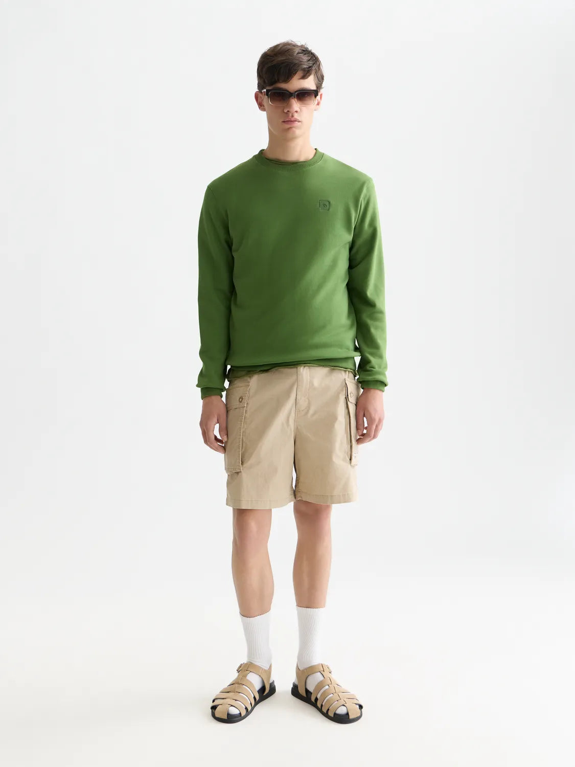 Essentials – Logo Badge Regular-Fit Sweatshirt