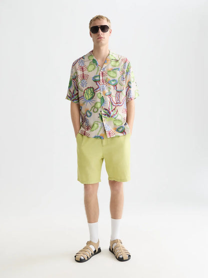 Essentials – Fave Cotton Linen Regular-Fit Chino Shorts