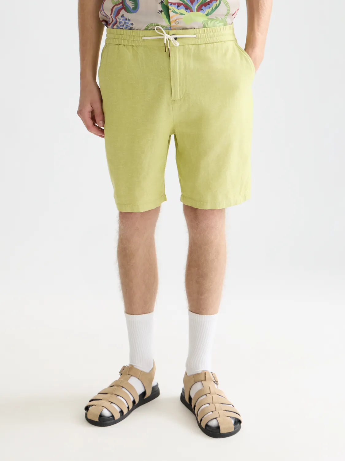 Essentials – Fave Cotton Linen Regular-Fit Chino Shorts
