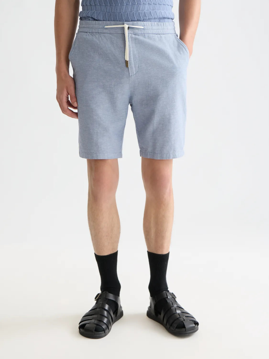 Essentials – Fave Cotton Linen Regular-Fit Chino Shorts