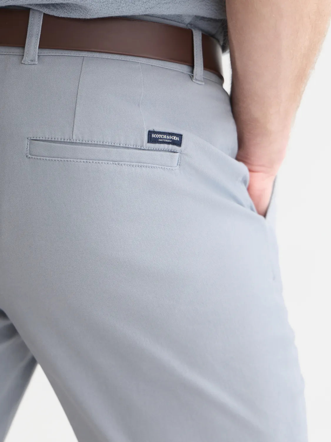 Essentials Stuart Stretch Cotton Twill Chino