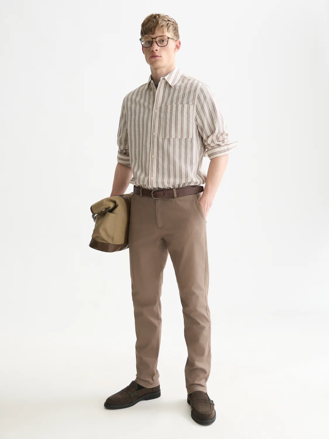 Essentials Stuart Stretch Cotton Twill Chino