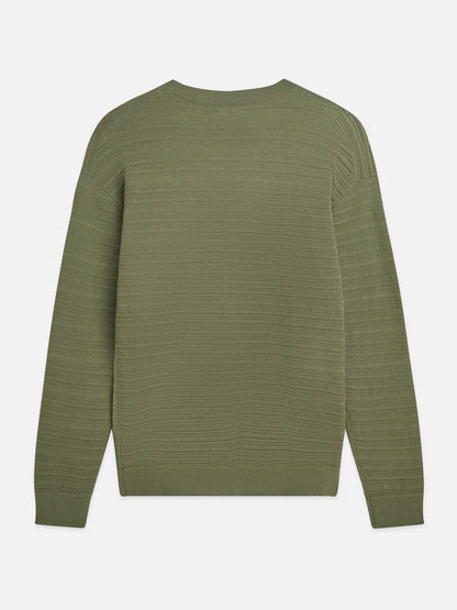 Structured Chest Pocket Relaxed-Fit Pullover