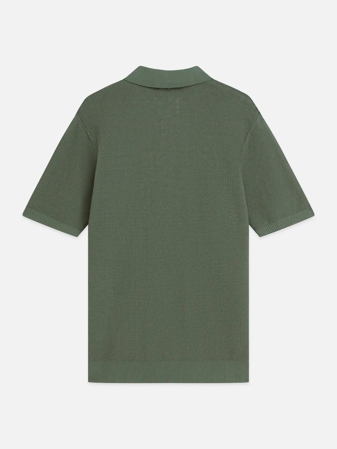 Structured Regular-Fit Knitted Polo