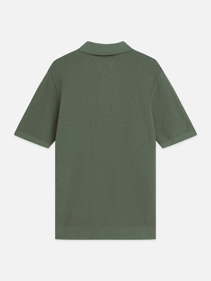 Structured Regular-Fit Knitted Polo