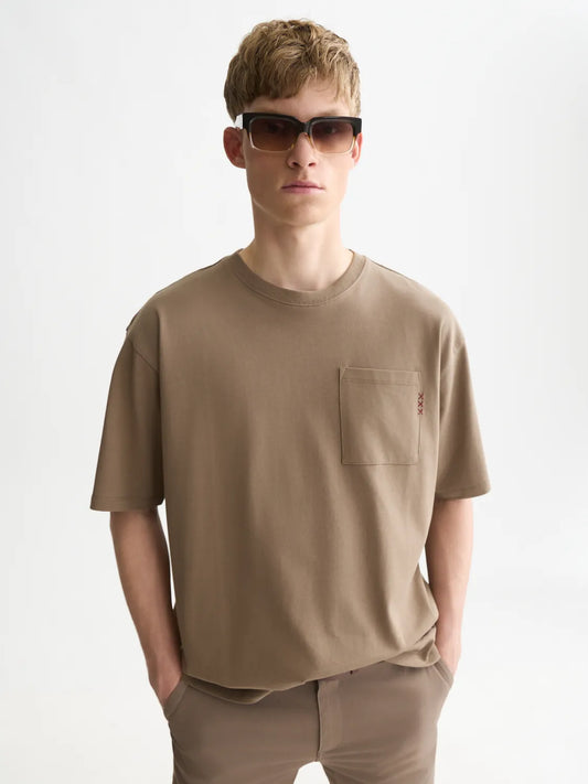 Essentials 3 Crosses Chest Pocket Loose-Fit T-Shirt