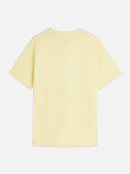 Essentials Raw Edge Relaxed-Fit Garment Dye T-Shirt