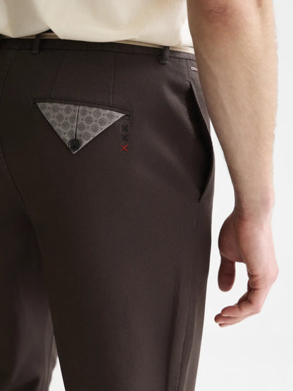 Warren Cotton-Blend Twill Belted Chino
