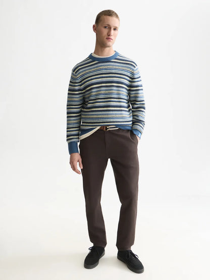 Warren Cotton-Blend Twill Belted Chino