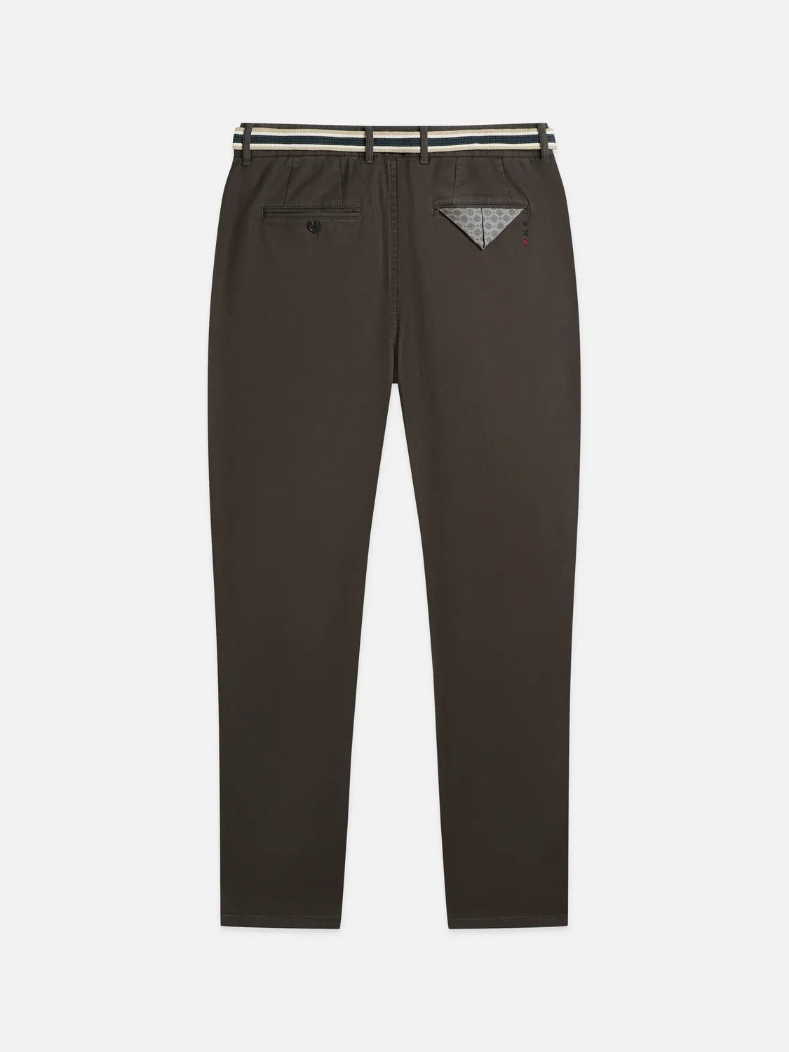 Warren Cotton-Blend Twill Belted Chino