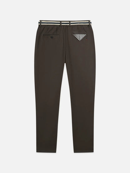Warren Cotton-Blend Twill Belted Chino