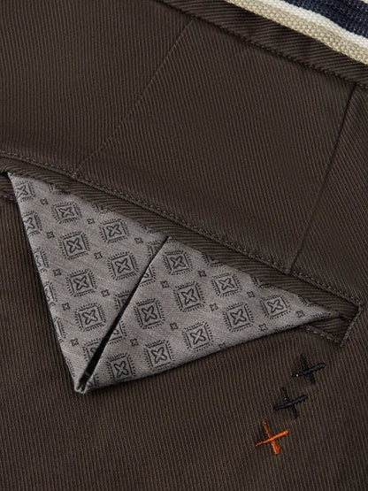 Warren Cotton-Blend Twill Belted Chino