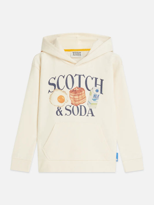 Boys' Front Artwork Relaxed-Fit Hoodie