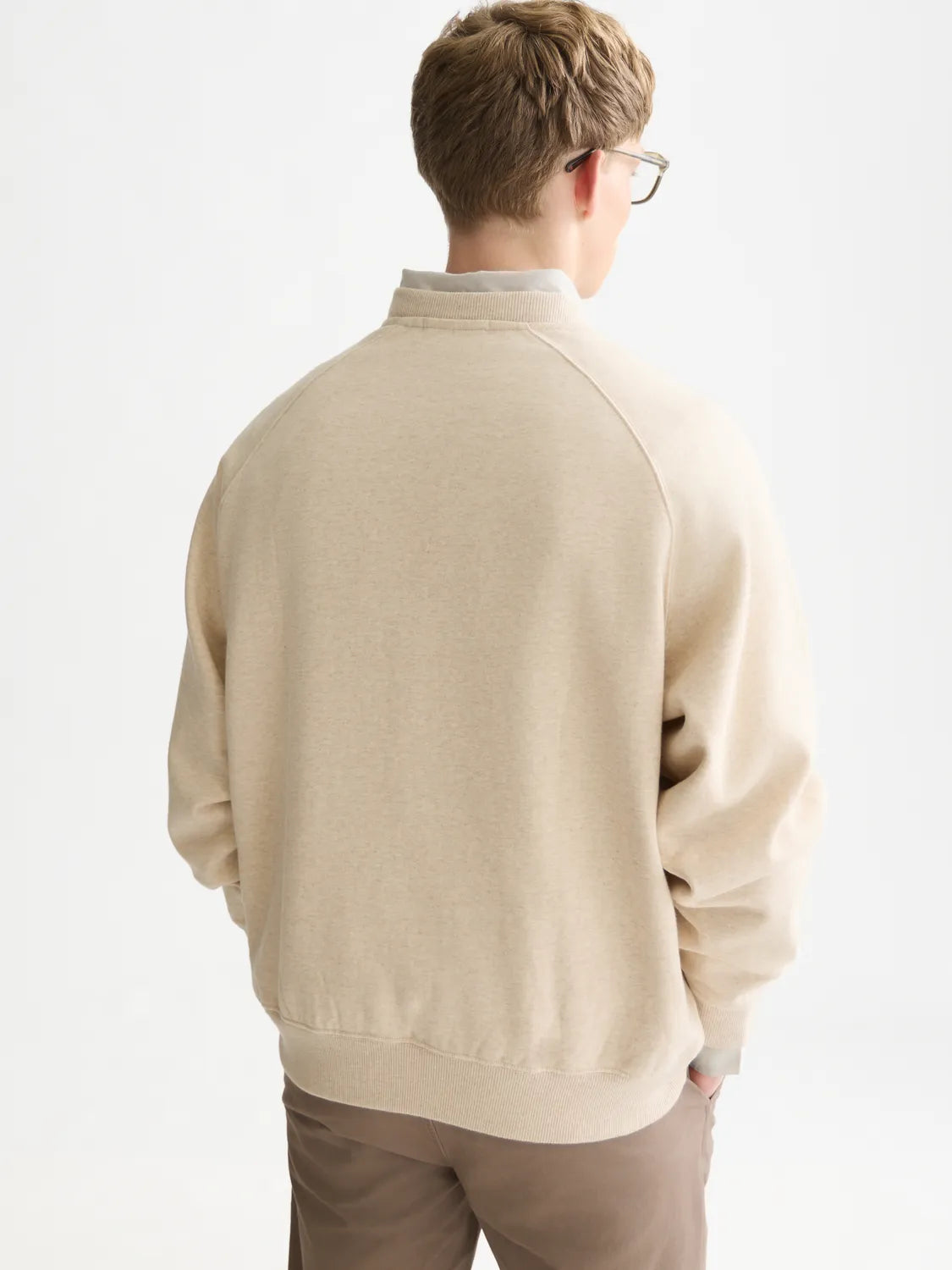 Mélange Loose-Fit Sweatshirt