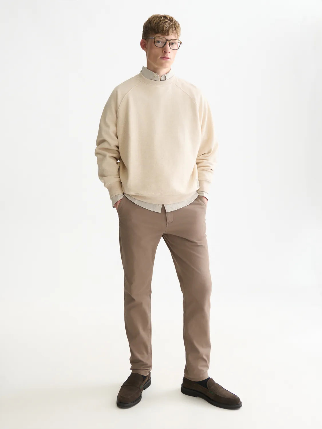 Mélange Loose-Fit Sweatshirt