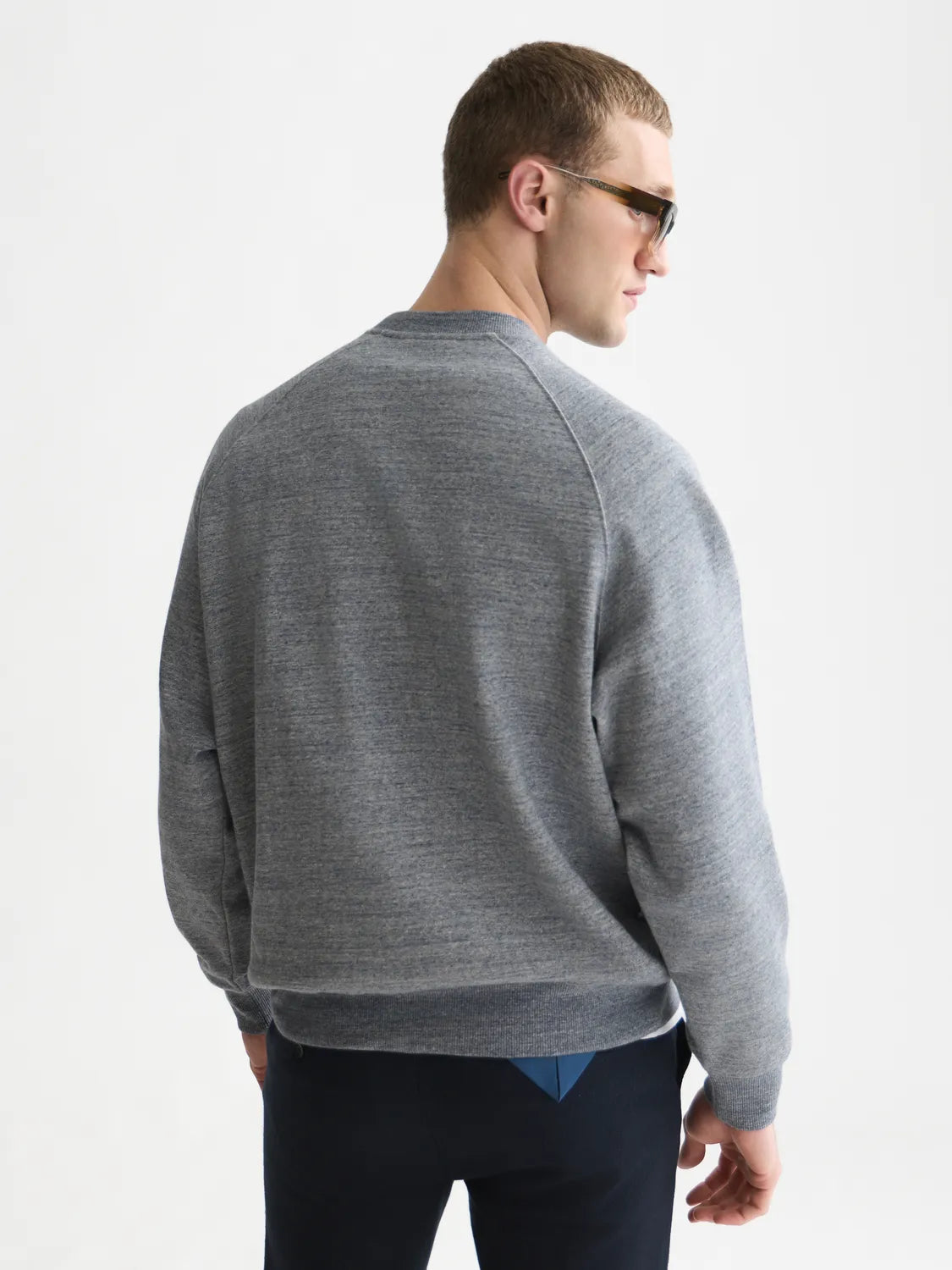 Mélange Loose-Fit Sweatshirt