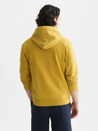 Front Artwork Washed Regular-Fit Hoodie