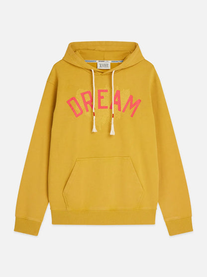 Front Artwork Washed Regular-Fit Hoodie