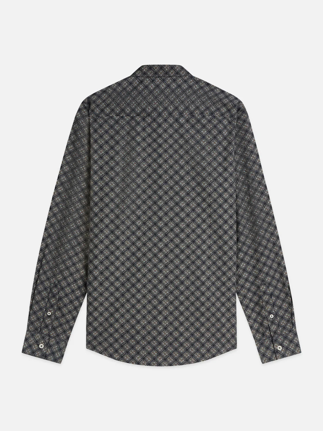Micro Printed Slim-Fit Shirt