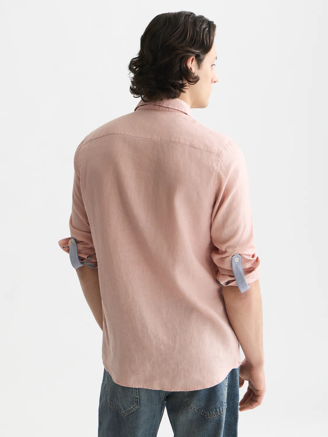 Solid Linen Regular-Fit Shirt