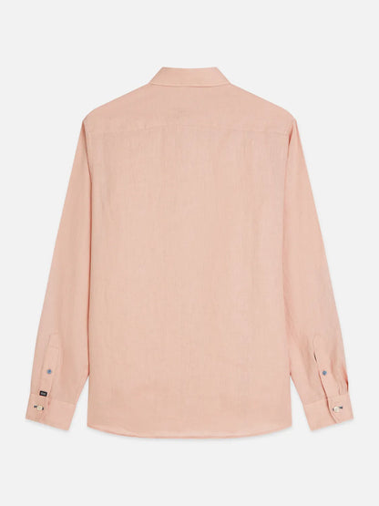 Solid Linen Regular-Fit Shirt