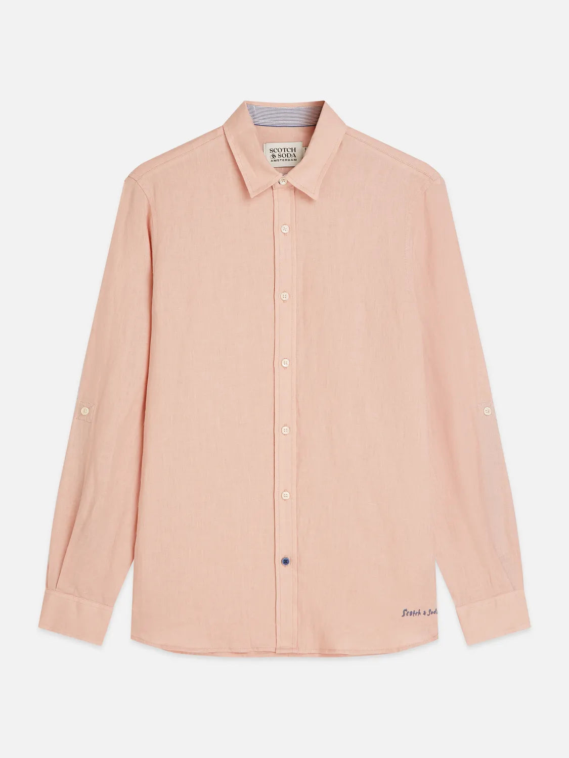 Solid Linen Regular-Fit Shirt