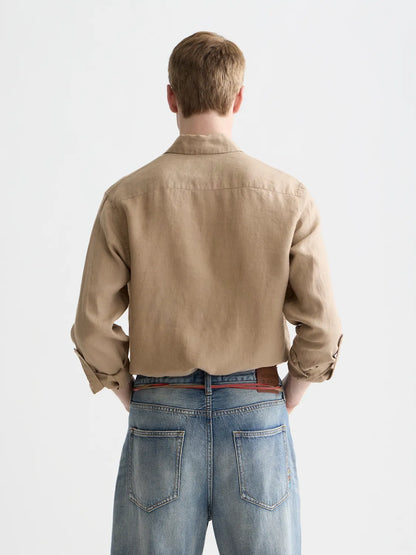 Essentials – Linen Regular-Fit Shirt