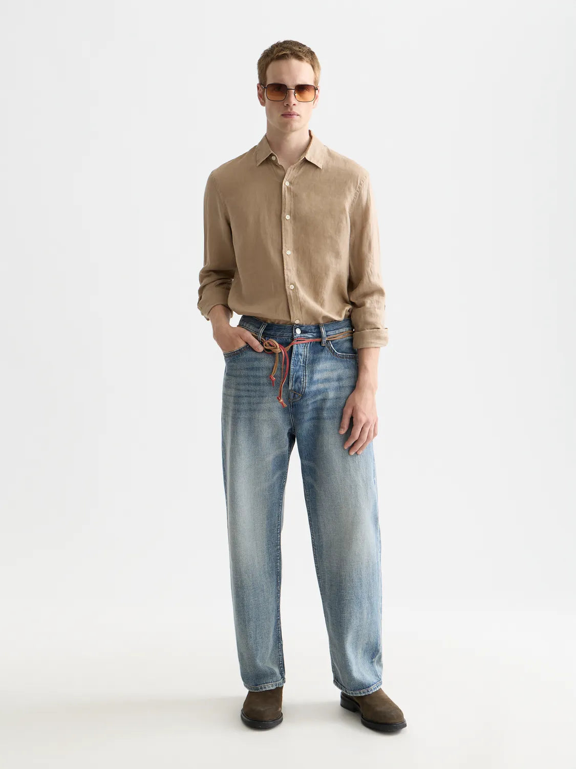 Essentials – Linen Regular-Fit Shirt