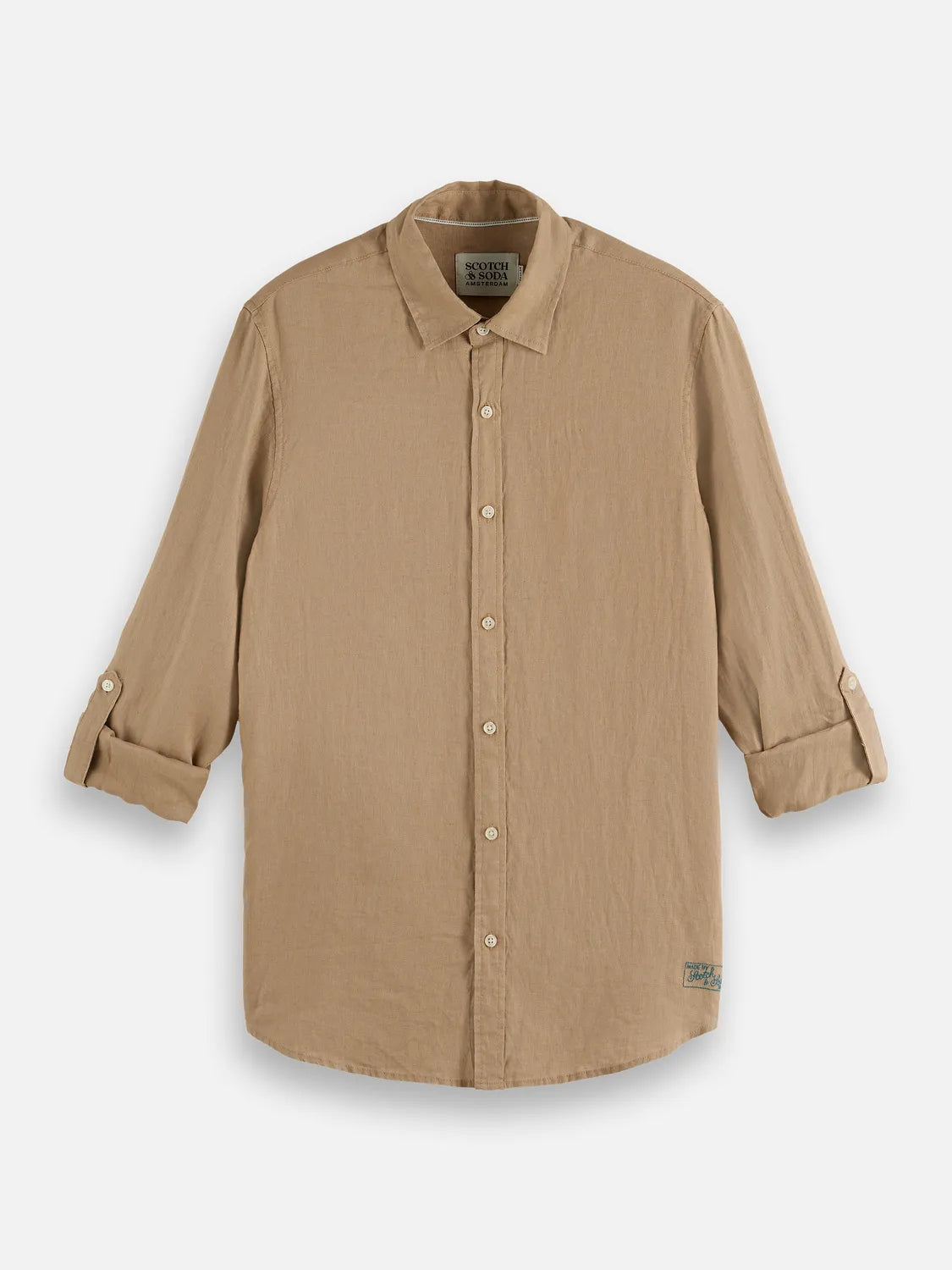 Essentials – Linen Regular-Fit Shirt
