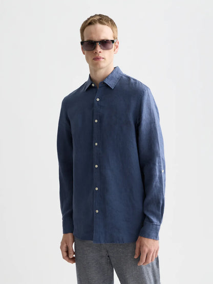 Essentials – Linen Regular-Fit Shirt