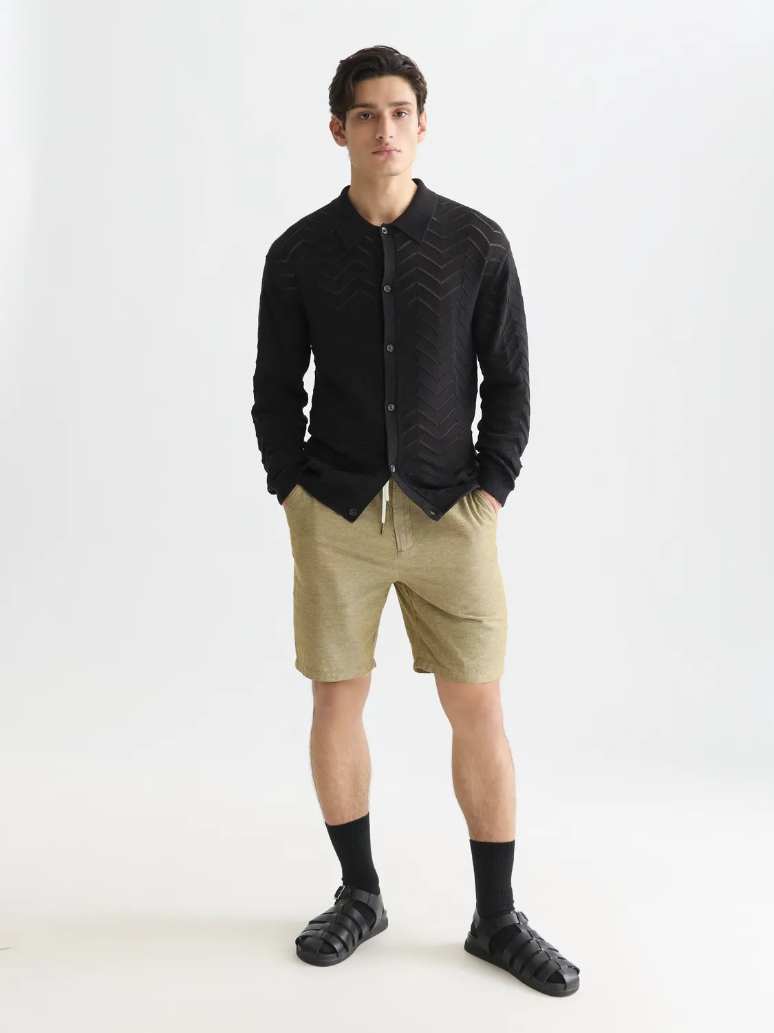Essentials – Fave Cotton Linen Regular-Fit Chino Shorts