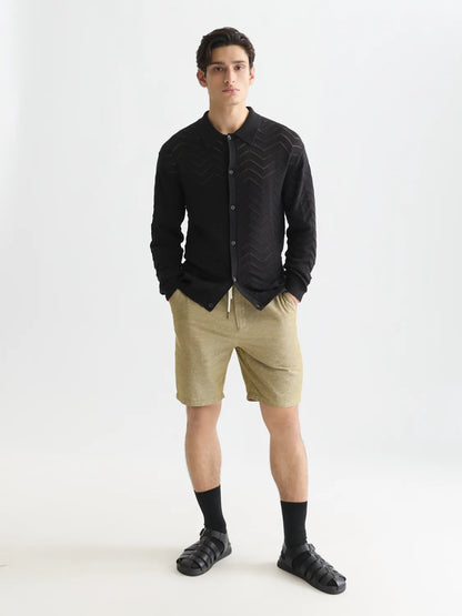Essentials – Fave Cotton Linen Regular-Fit Chino Shorts