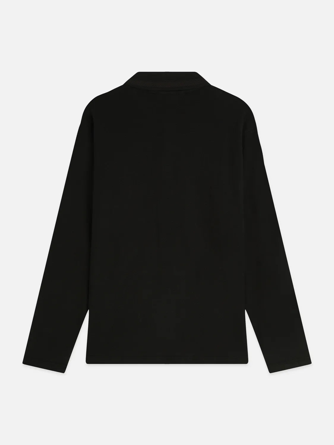 Structured Long Sleeved Polo