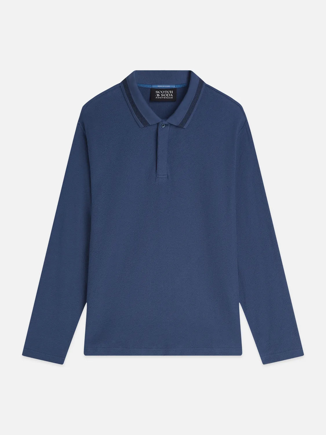 Structured Long Sleeved Polo