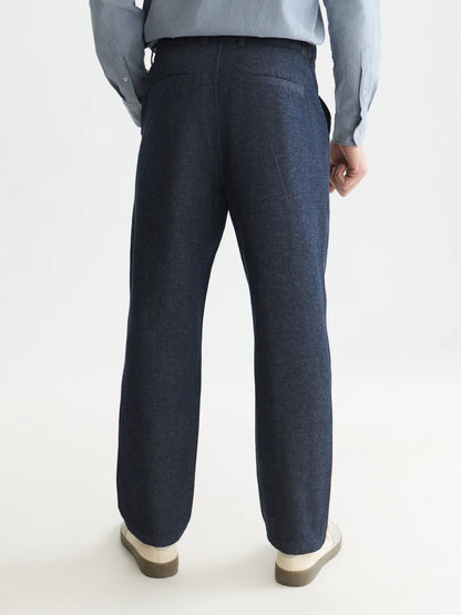 Harper Cotton-Linen Tapered Fit Chino