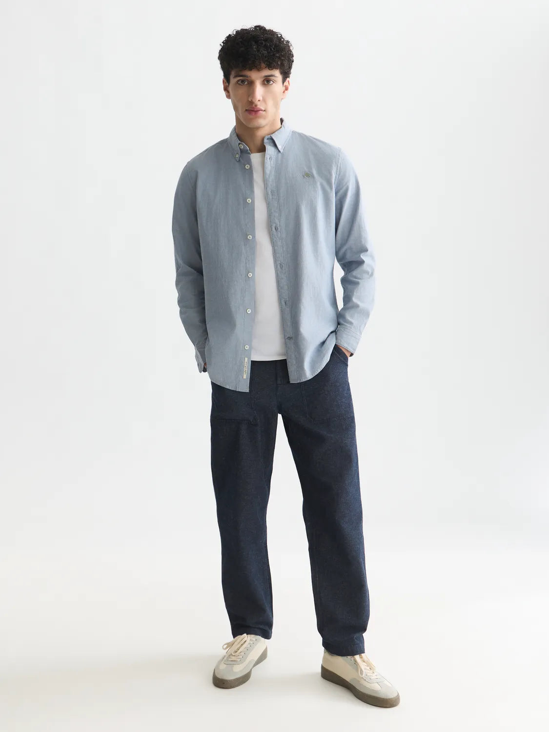 Harper Cotton-Linen Tapered Fit Chino