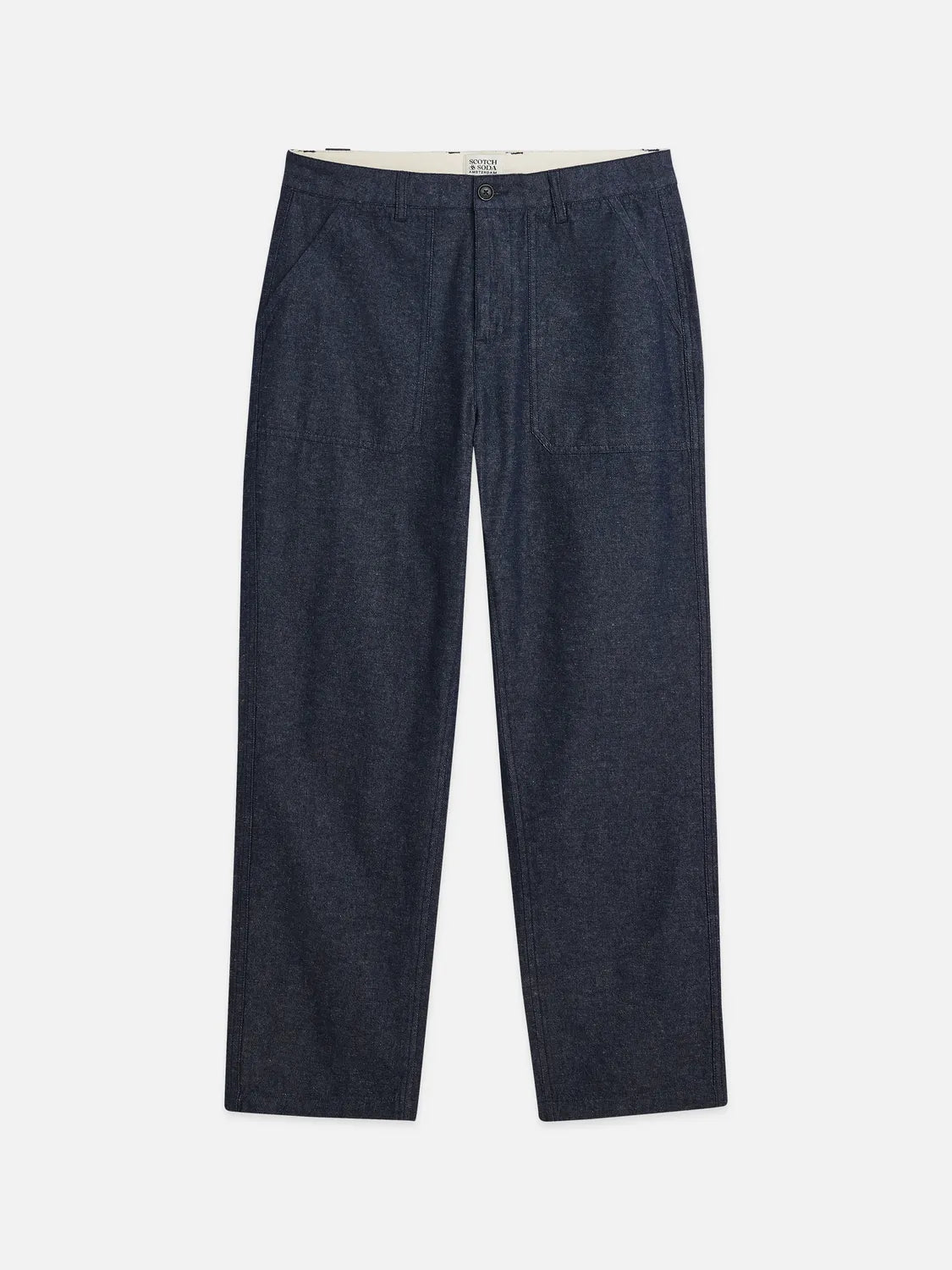 Harper Cotton-Linen Tapered Fit Chino