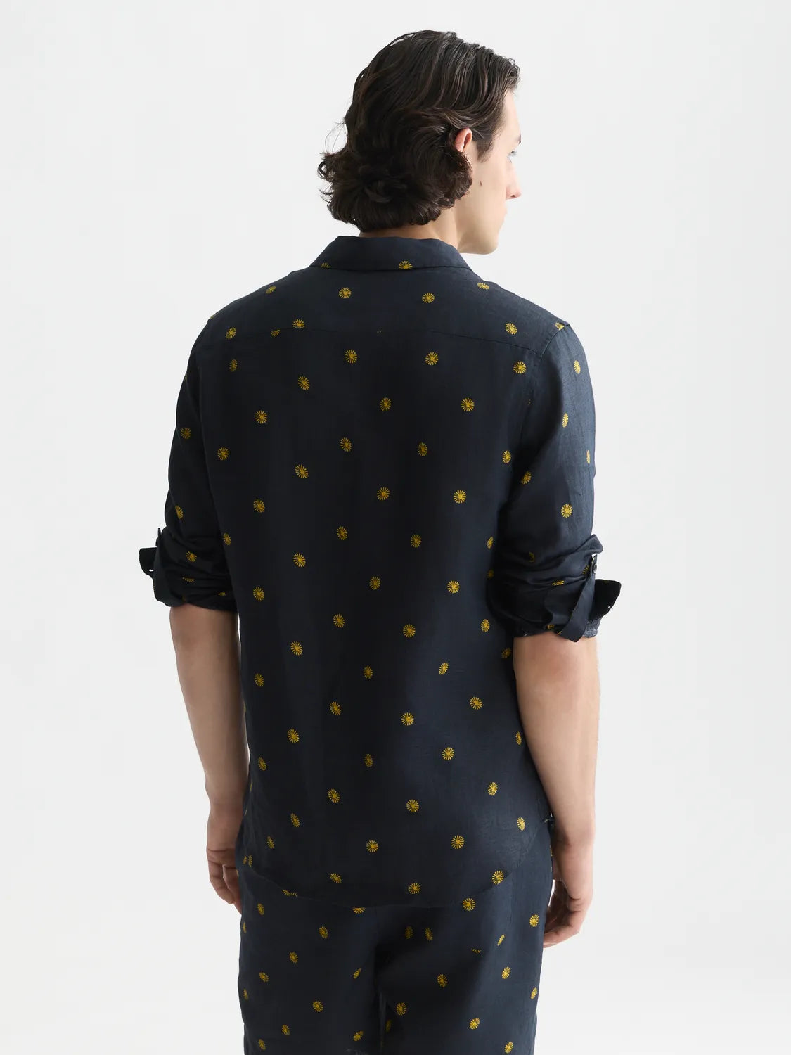 Linen Printed Regular-Fit Shirt