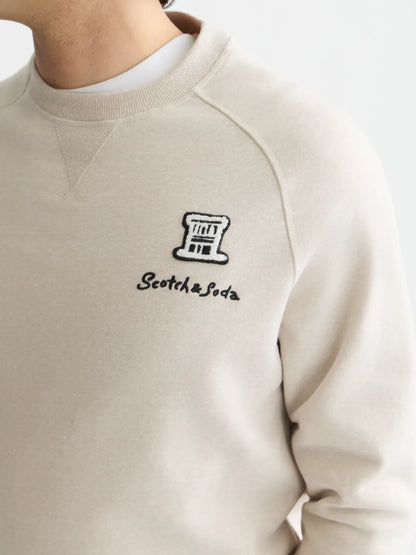 Melange Regular-Fit Sweatshirt