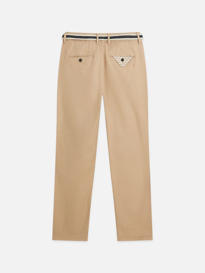 Warren Cotton Blend Twill Belted Chino