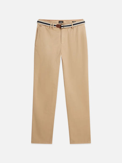 Warren Cotton Blend Twill Belted Chino